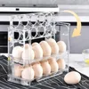 Opslagflessen Koelkast Eierorganisator Dispenser 3-laags koelkast Fruitcontainer Lade Keukenbenodigdheden Stapelbare houder
