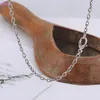 Chokers BOCAI Sterling Silver S925 Charn Naszyjnik Modka prosta pasek łańcuch szyi czysty biżuteria Argentum dla mężczyzn Kobiety 231204