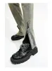 Jeans masculinos 2023 produto y2k americano amarelo lama lateral zíper design reto para homens e mulheres