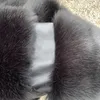 Женская меховая зимняя короткая роскошная куртка из искусственного меха с лацканами, теплое женское модное толстое искусственное пальто из лисы