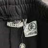 شورت Hellstar Shars Mens Men Sweat Sweat Beach Trunks للسباحة في الشارع المحبب رسالة طباعة شبكة كامو مريحة مريحة