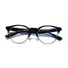 Солнцезащитные очки в оправе в стиле ретро, круглая линия бровей, оправа для очков, мужские винтажные титановые ацетатные оптические очки, женские весенние очки
