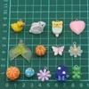 Charms 10Pcs 26 Styles Mix Fruit Animals Flowers Sieve Resin Earring Charms Diy Findings Keychain Bracelets Pendant For Jewelry Making 231208