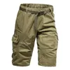 Short Baggy en coton pour hommes, pantalon d'été utilitaire, poches zippées, 5XL, survêtement de sport, escalade, culotte de Camouflage, pantalon de travail