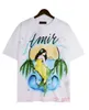 Amirss T-shirt pour homme T-shirt ample T-shirt court pour femme Graffiti Amis Lettre d'été Qualité Designer Col rond Homme imprimé Hip Hop 1 1T68