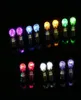 Fashion Christmas party light up CZ crystal earrings men women kids dance club LED Luminous Stud Flash Earrings festive event prop4073650