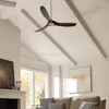 Ventola del soffitto da 60 pollici di ventilatore in legno vintage industriale senza commeta leggero