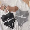 Conjunto sexy de algodón para mujer, sujetadores sin costuras, bragas de cintura baja, tubo sin cables, sujetador superior, lencería femenina, ropa interior deportiva cómoda 231211