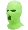 New Balaclava Mask Hat Winter Cover Neon Mask Green Halloween Caps For Party Motorcycle Bicycle Ski Cycling8600549