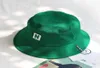 Chapeau seau vert, chapeaux de pêcheur pour hommes et femmes, extérieur d'été, rue Hip Hop danseur, coton Panama City Hat11752813