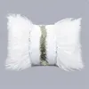 Kussen pluche kussensloop luxe pailletten lange worp hoes elegante decoratieve hoes voor kamer slaapbank Kerstmis