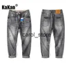 Men's Pants Kakan - European and American Spring and Summer New Vintage Jeans Men's Wear Type 0 Loose Leg Cropped Jeans K020-X7303 J231208