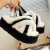 2024 Tasman Boots Chestnut Designer Fur Sheepskin Tazz Booties Women Australia Ultra Mini Platform Slide Snow Boot winter Slippers Disquette warm bow a8T7#