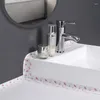 Väggklistermärken 2,8 mx50mm kökskant slits klistermärke badrum hörnvattentät mögel säker pvc självhäftande tätningsremsa