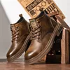 High-top overalls Martin Boots och Velvet Shoes for Men's Casual Wear