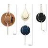 Hängare 3st spets hatt krokar bohemisk stil handvävd rack justerbar för väggdekor passar bred brimlig arrangör