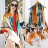 Foulards Foulard en soie Automne et hiver Mince Talma Femme 2023 Hangzhou Sens haut de gamme