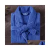 Towels Robes Children Toweling Terry Cotton Bathrobe Boys Kids Thicken Winter Bath Robe Little Girls Dressing Gown L171 231208 Drop De Dhn2J