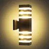 Lampes murales Éclairage extérieur moderne étanche vers le bas Luminaires de lampe à LED Décor industriel pour jardin extérieur Buitenverlichting182L