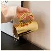 Evening Bags Candy Colored Acrylic Box Bag 2024 Autumn/Winter Laser Crossbody Chain Purses And Handbags