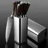 XITUO – ensemble de Chef de cuisine, ensemble de 4 à 8 pièces, support LNIFE en acier inoxydable, Santoku, couperet utilitaire, couteaux à éplucher le pain, ciseaux 263M