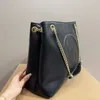 Italien Marke Luxus Frauen Designer Einkaufstasche Klassische Doppel Brief Mode Damen Schulter Taschen Handtasche 8A Qualität Plus Dame Echtes Leder Einkaufstasche Handtaschen