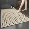 Carpets Bathroom Anti Slip Bath Mat Fall Floor Household Toilet Shower Foot Hollow Waterproof 231211