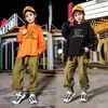 Ensembles de vêtements enfants Hip Hop Street Wear enfants Jazz danse Costume garçon Hiphop compétition Performance vêtements filles tenue