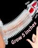 Nxy Toy Extension Penis Extender Cap Vibrators Sleeve Enlargement with Spikes Realistic Silicone Sex for Men Cock Rings Shop 121621017676