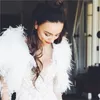 Scarves Ethel Anderson Blush Pink Ostrich Feather BRIDAL BOLERO Fur For Women Evening Gown Wedding Dress Bridesmaid Wrap Shawls
