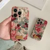 Projektant marki Cover Luksusowe skrzynki dla iPhone15 Promax iPhone 13promax 14 14plus 12 12pro Max 11 15Pro Catton Fibre 3D Designers Case Phase TELEFED Shell dla iPhone 13 Pro