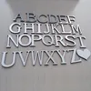 Adesivos de parede letras inglesas acrílico espelho 3d diy adesivos de parede casa personalidade moderna casa adesivo inovador carta personalização 231211