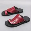 S Schuhe Strand Sommersandalen Dermis über Zehen sowie Größe Echtes Leder Flip Flops Männer d Ermi Schuh Plu Flop 565 Sandale 357 HOES ANDALS UMMER IZE HOE ANDAL