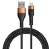 1M نايلون الكابلات المضفرة متعددة الألوان النوع C Micro Data Data Cable 2.4a سلك الشحن السريع ل Samsung Xiaomi Huawei هواتف