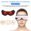 Eye Massager Electric Smart Eye Massage Instrument Musik Fällbar vibration Värme Airbag Massager Trötta ögon Dark Circles Ta bort Eye Care 6d 231211