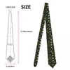 Kowądy krawęcze swobodnie strzałka chuda etniczna ilustracja krawat szczupły krawat dla mężczyzn akcesoria