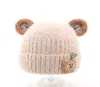 2020 hiver enfants 039s chapeau bébé chaud laine casquette 1234 ans garçon tricoté chapeau mignon bébé chapeau winter4459390