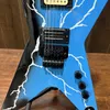 Dimebag Flying V chitarra elettrica Clear Lightning Bolt vendita calda