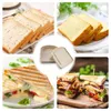 Servis Toast Shape Container Temu gränsöverskridande bärbar bröd smörgåsbox Vete Straw Home Tools Tillbehör