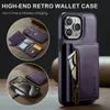 Étui portefeuille magnétique détachable en cuir, coque de protection arrière antichoc pour iPhone 15 14 13 12 11 Pro max 15Plus 14Plus