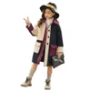 Cardigan Girls Kurtka jesienna zimowe kurtki dla wełnianych płaszczy mody dzieci odzież odzież 4 6 8 10 12 13 lat 231211