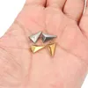 Pendant Necklaces 5pcs Stainless Steel Pyramid Classic Rhombus Charms For DIY Jewelry Making Necklace Bracelet Pendants Components