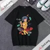 Homens Camisetas 2023 Casual Caroline para Homens e Mulheres T-shirt Tim Neil Gaiman Goth Preto Estilo Verão Moda Swag