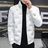 Men S Down Parkas Winter White Duck Jackets Men Bright Parka厚い温かい防水性男性コートメンズ衣類231208