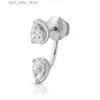 Stud Dplaopa 925 Ny Sterling Silver Gold Pear CZ Zircon Stud Earring Clips Pendientes Luxury Fine Jewelry Gift YQ231211