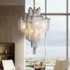 Chandeliers Modern Aluminum Chain Chandelier Lighting LED Italian Tassel Pedant Hanging Lamp Art Deco Staircase Porch Light Fixtur2082