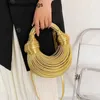 Bottegaavenetas çantalar Jodie kişiselleştirilmiş ve yaratıcı kadın çantası benzersiz tasarım elektrikli tel erişte 2023 yeni moda çok yönlü y2k baharatlı kız frj egzk