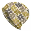 Berets Flor Padrão Skullies Beanies Caps Hip Hop Inverno Quente Homens Mulheres Tricô Chapéus Adulto Unisex Orla Kiely Bonnet