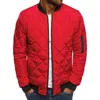 Men's Jackets Comfortable Mens Tops Coat Quilted Padded Regular Solid Color Stand Collar Warm Zip Up Casual Daily Jacket