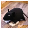 Animaux en peluche en peluche belle douce simulation souris poupée rat animal jouet mascotte jouets pour enfants décoration de la maison Q0727 livraison directe cadeau Otad8